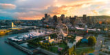 Aerial view of Montreal