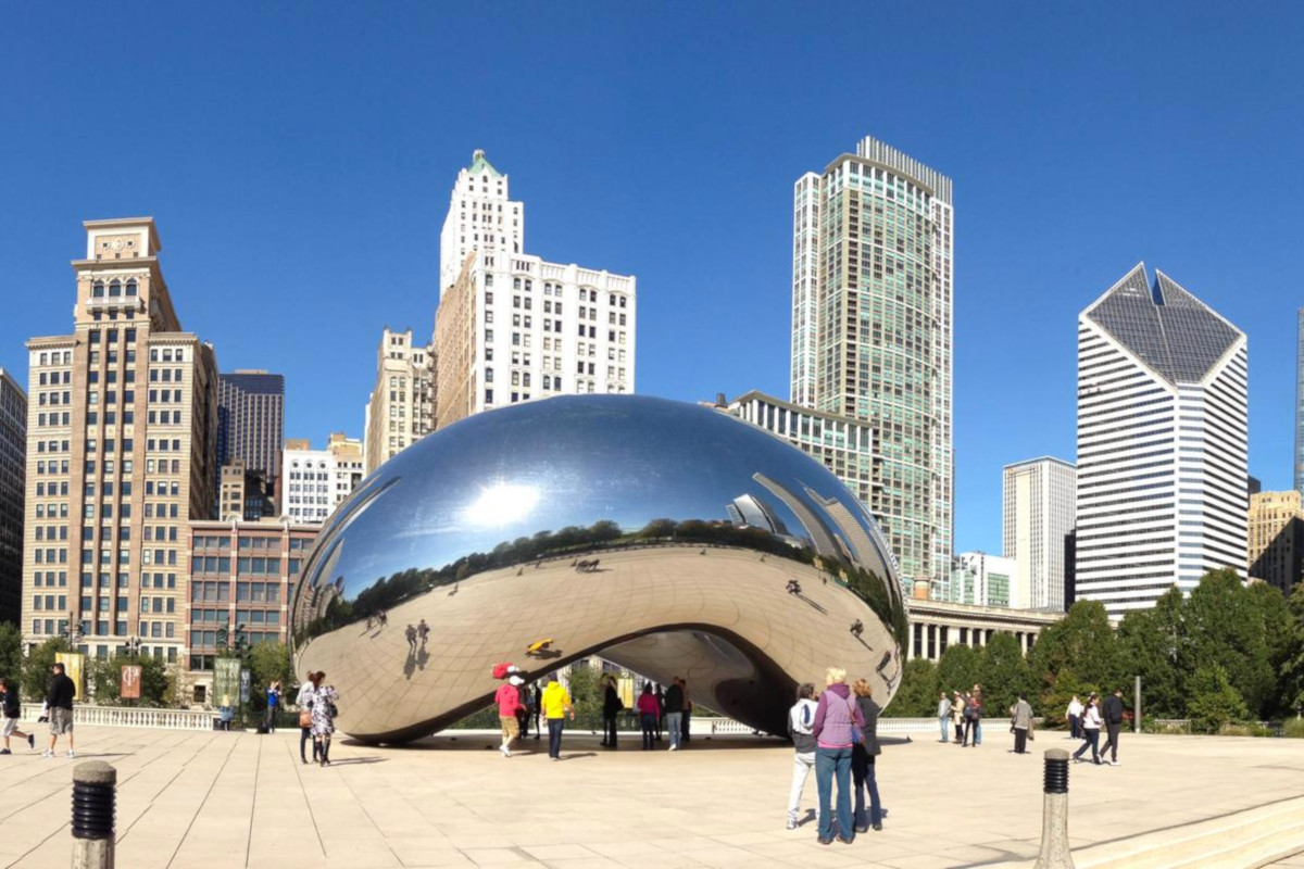 Cloud Gate, also known as The Bean